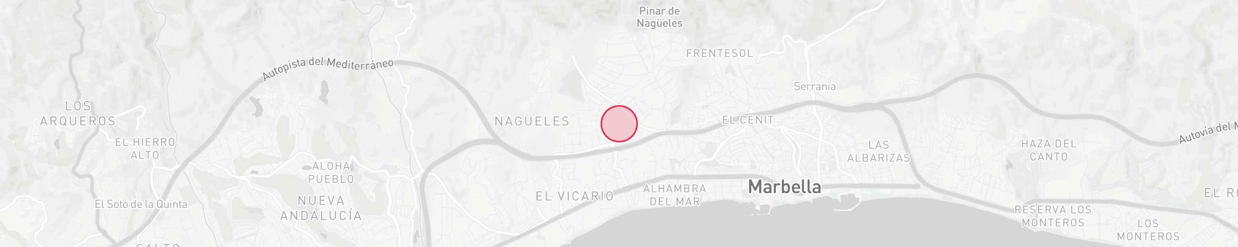 Carte de localisation de la propriété - El Retiro de Nagüeles, Marbella Golden Mile