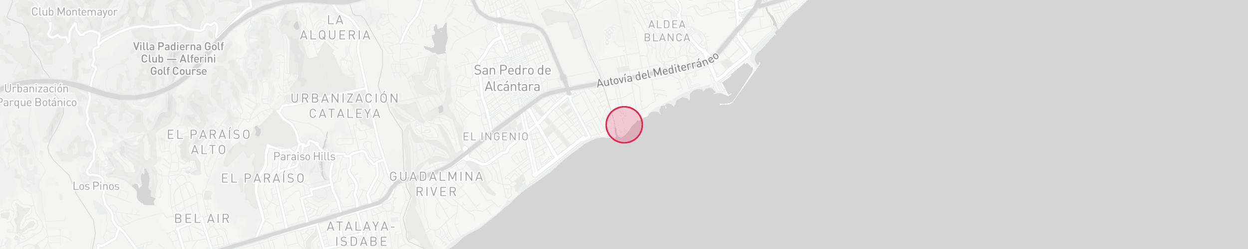 Carte de localisation de la propriété - Lorea Playa, Marbella - Puerto Banus