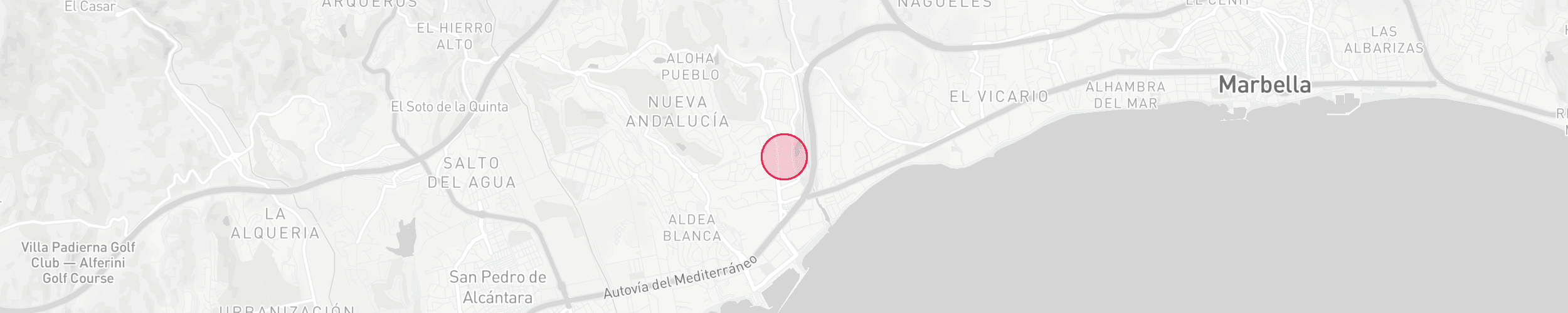 Localización de la propiedad - La Dama de Noche, Nueva Andalucia