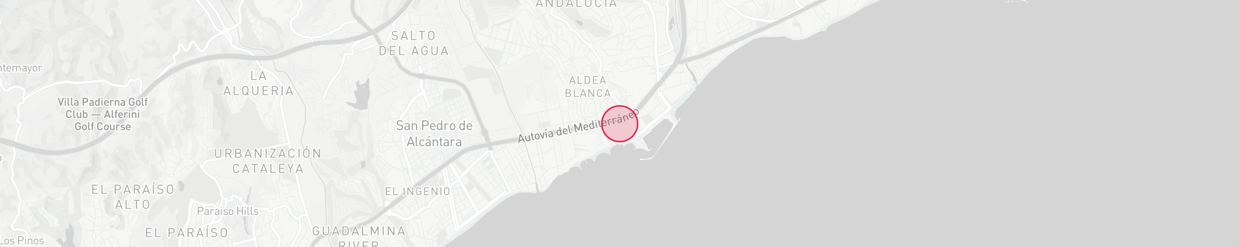 Localización de la propiedad - Las Gaviotas, Marbella - Puerto Banus