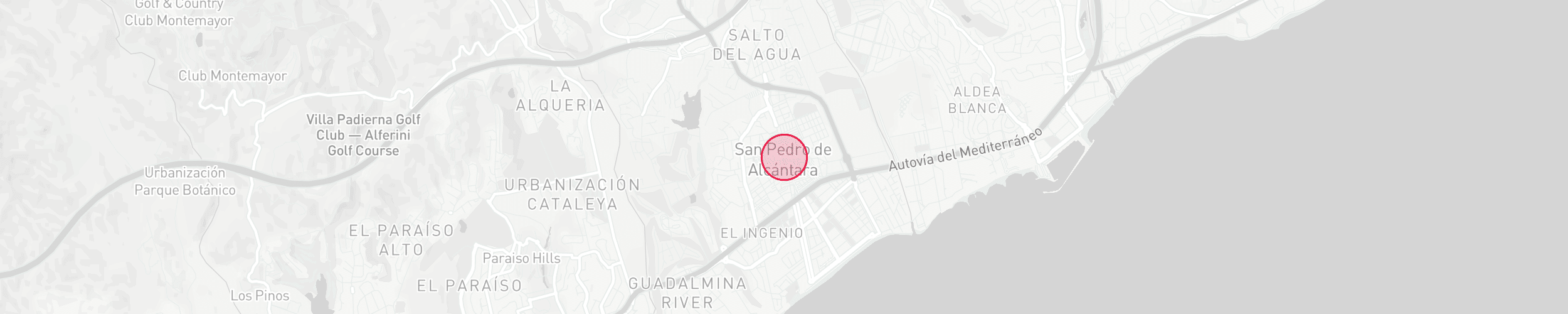 Localización de la propiedad - San Pedro de Alcantara