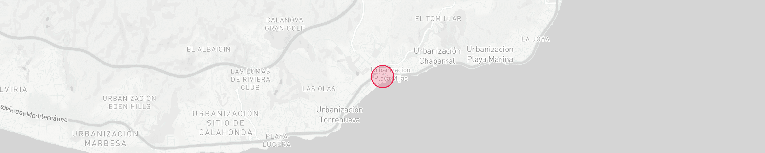 Property Location Map - Cala de Mijas, Mijas Costa