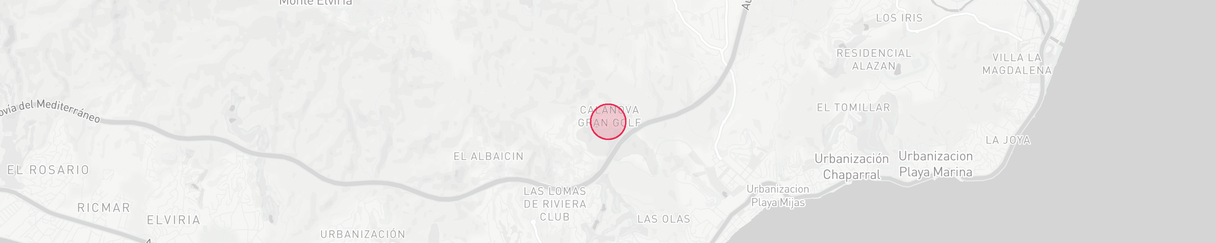 Localización de la propiedad - Calanova Golf, Mijas Costa