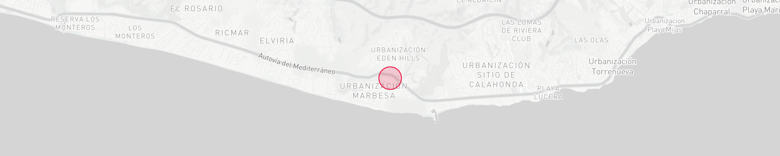 Property Location Map - El Mirador, Marbella city