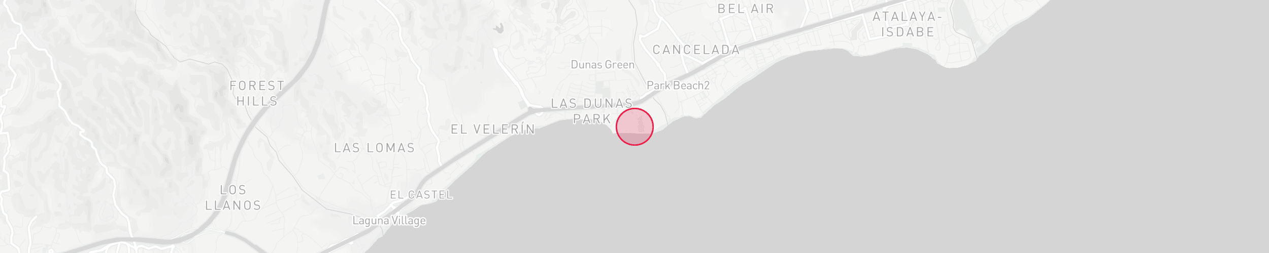 Carte de localisation de la propriété - Menara Beach, Estepona