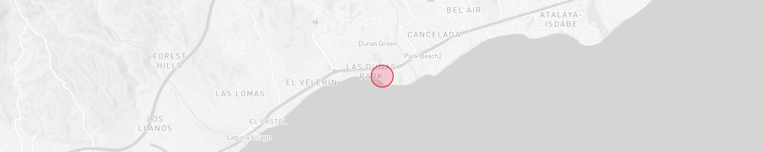 Property Location Map - Cabo Bermejo, Estepona