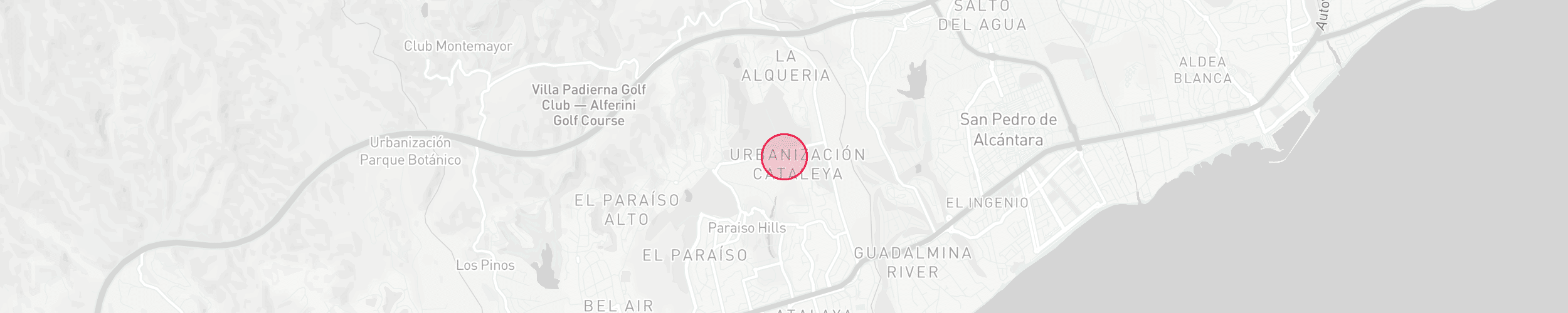 Carte de localisation de la propriété - La Cartuja del Golf, Estepona