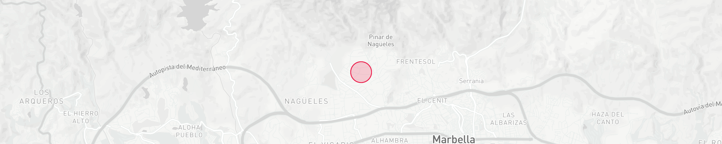 Property Location Map - Sierra Blanca, Marbella Golden Mile