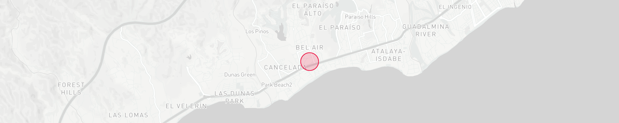 Property Location Map - New Golden Mile, Estepona