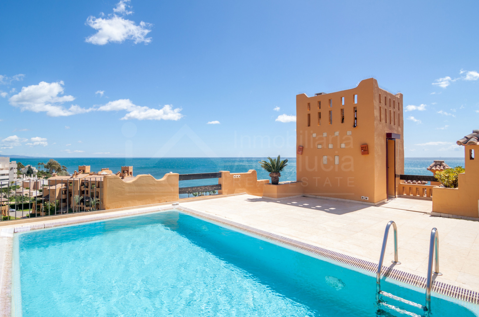 Spectacular four bedroom duplex penthouse apartment overlooking the sea for sale in Los Granados del Mar, Estepona