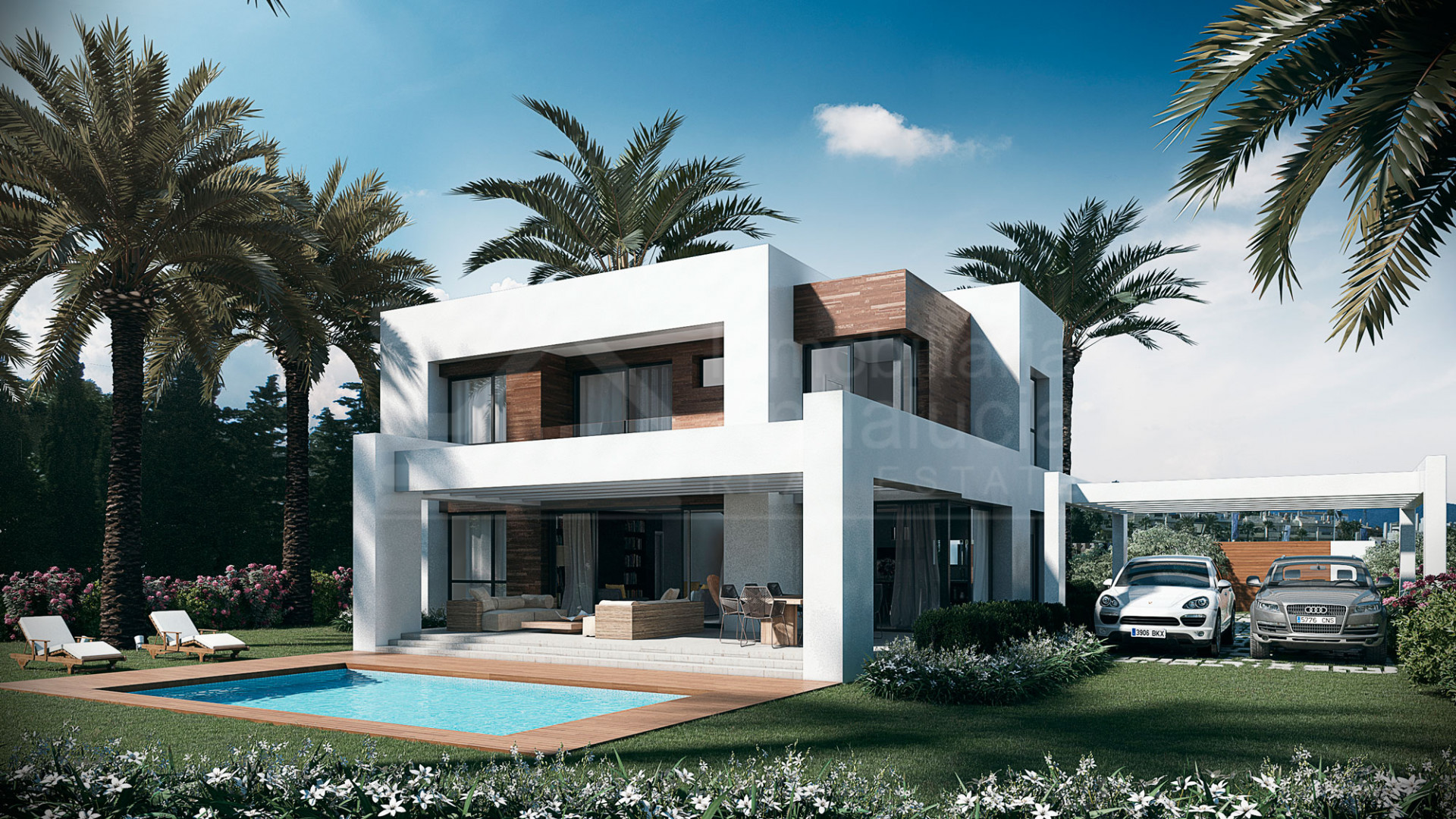 Brand new luxury contemporary 4-bedroom villa for sale in El Paraíso Golf, Estepona