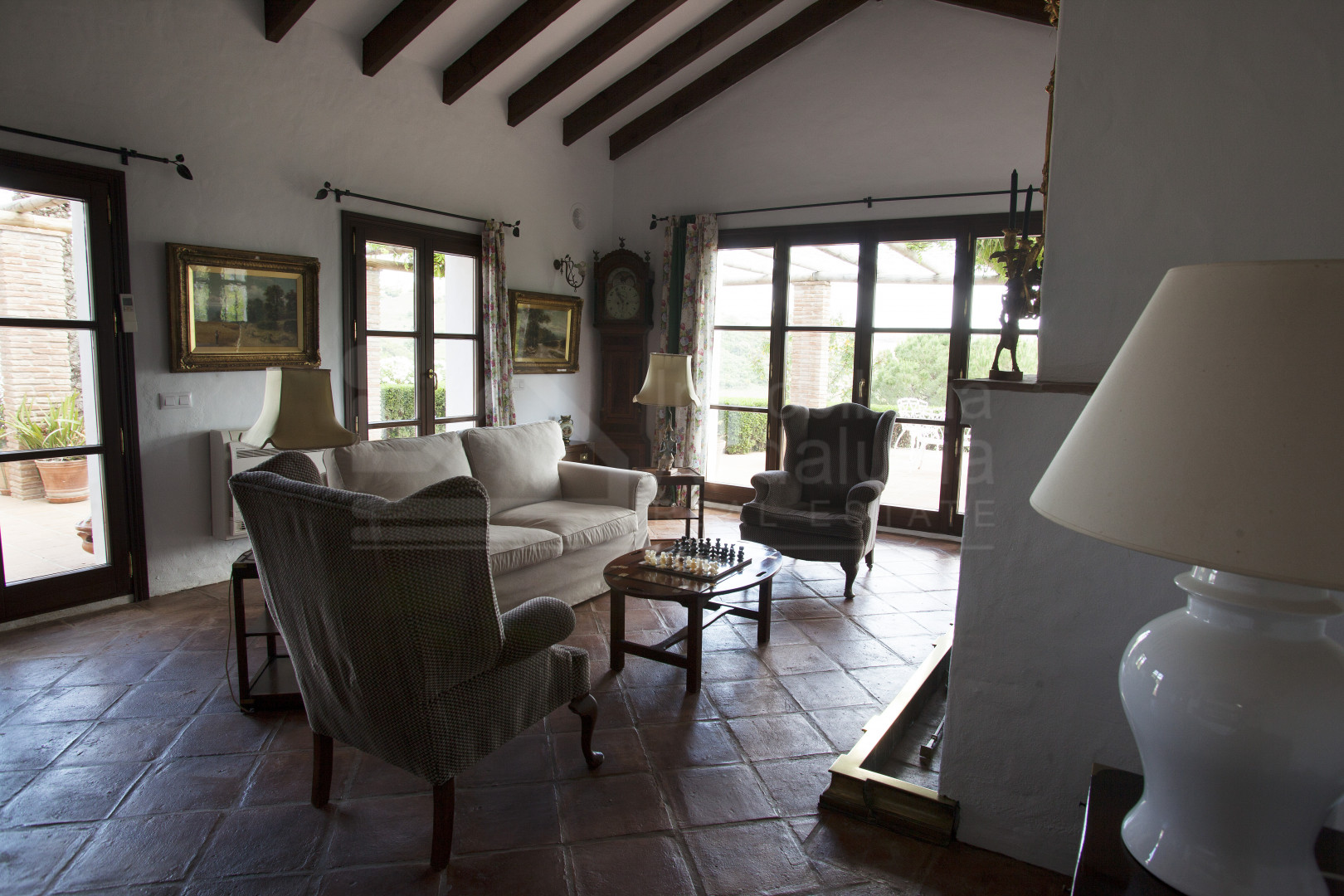 Gorgeous 5 bedroom country house for sale in private estate in Gaucin