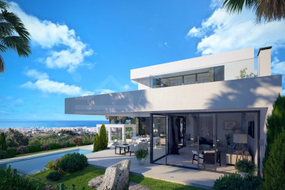 Benahavis, Brand new contemporary four-bedroom villa for sale in Mirador del Paraiso, Benahavis