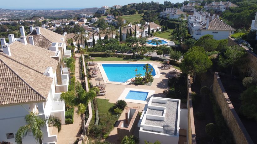 Holiday home, with sea and mountain views, in Mijas Costa