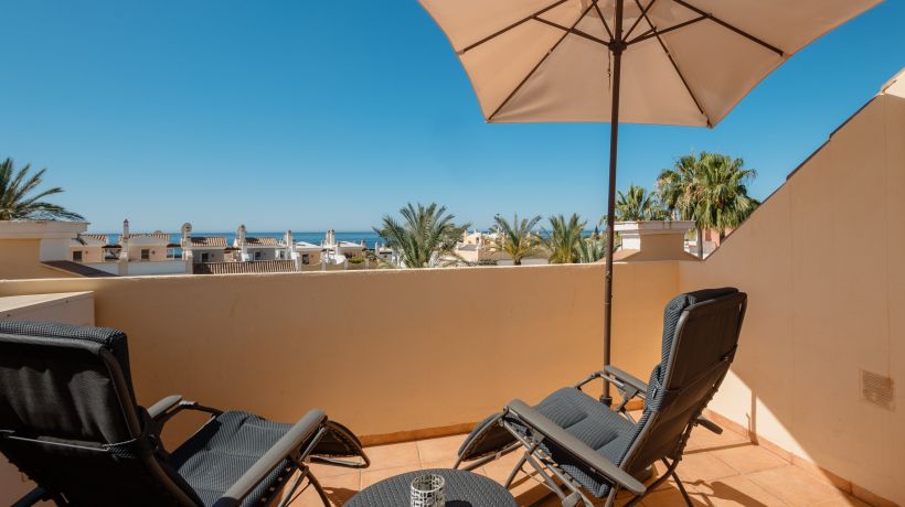 Beachfront holiday home with sea views, Bahia de Marbella
