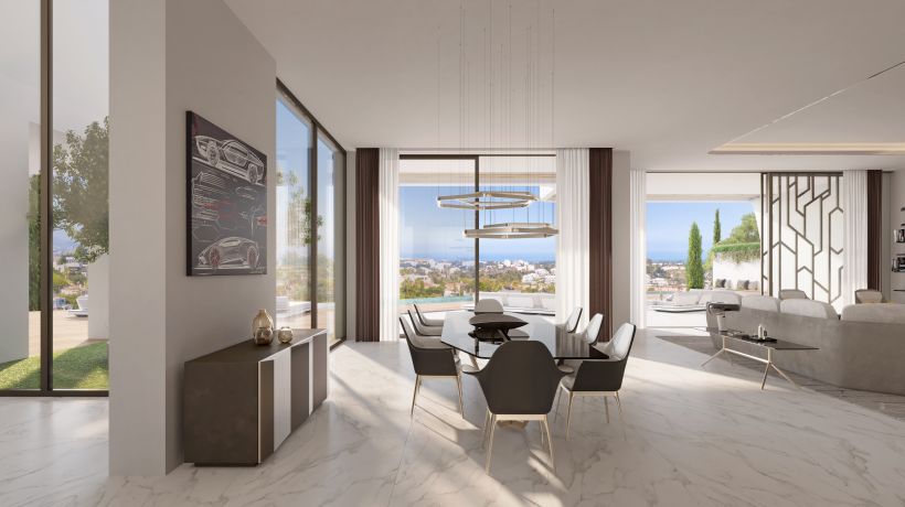 Villa Diamante created in collaboration with Lamborghini, Benahavís