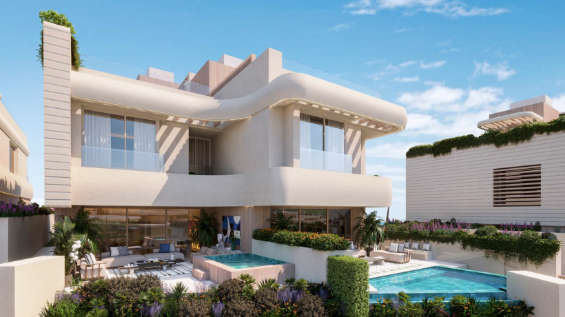Semi Detached Villa en venta en Costabella, Marbella Este