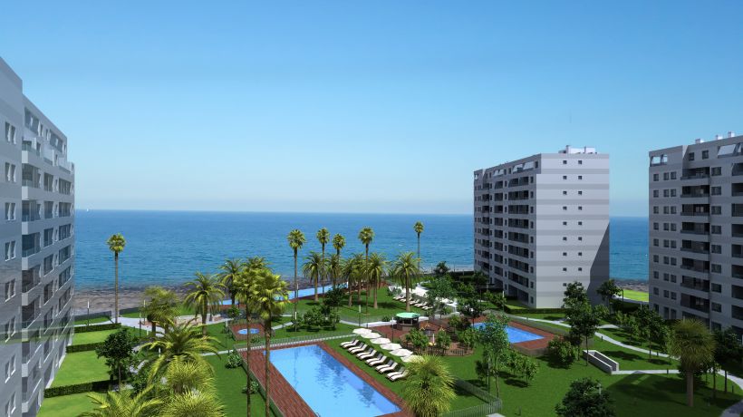 Posidonia, seafront apartments on the Punta Prima Beach