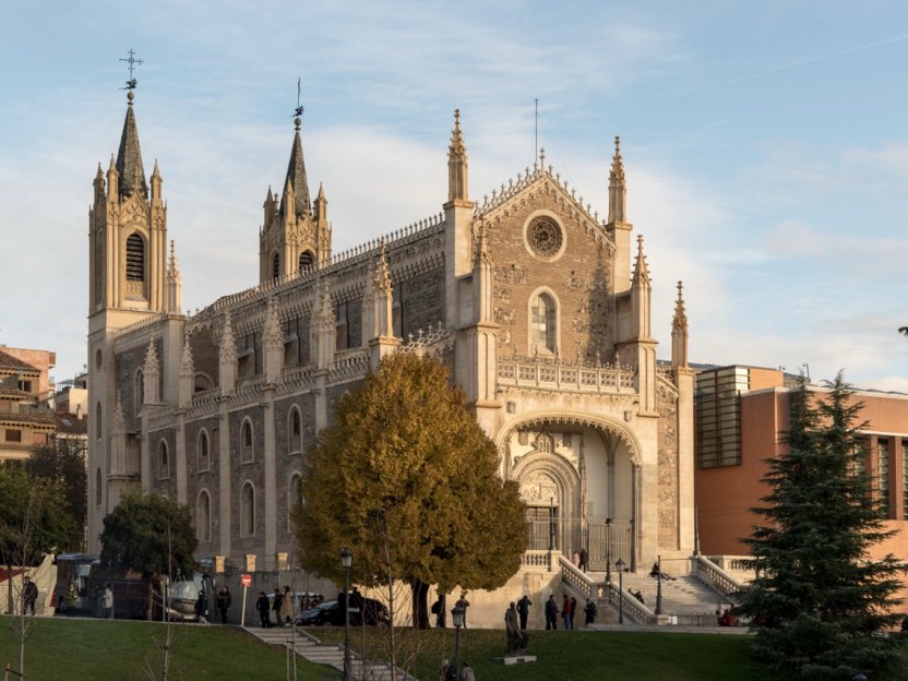 Iglesia de San Jerónimo el Real en el barrio de los Jerónimos, Madrid