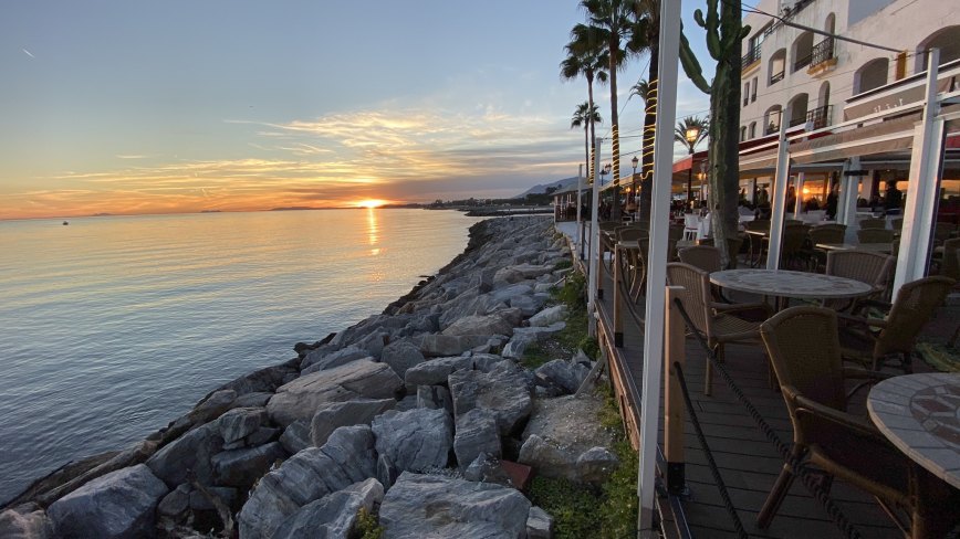 Atardecer en Marbella