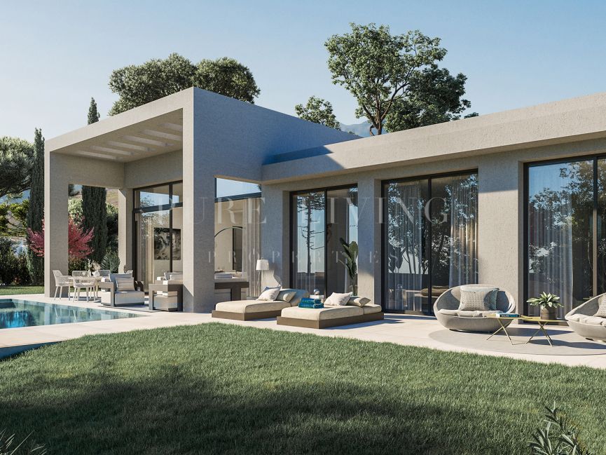 Stunning Villa in a new development with panoramic views in Benahavis