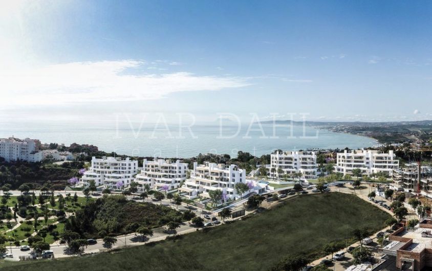 Estepona, new modern apartments and penthouses with sea views for sale.