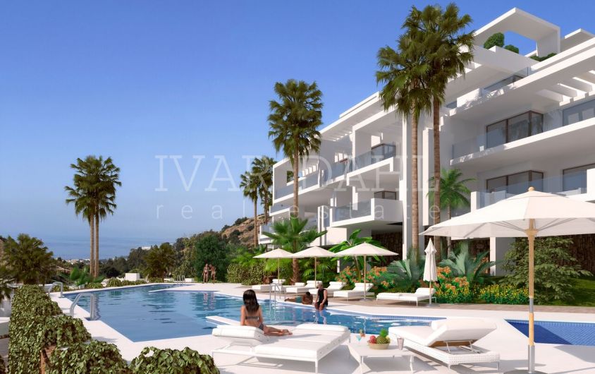 Ojen, Marbella, neue Luxus-Apartments mit Panoramameerblick