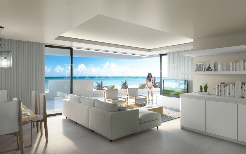 Nuevos apartamentos y bungalows de lujo en primera linea de playa en Estepona