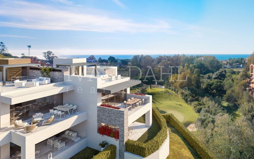 Nuevo conjunto residencial con modernos apartamentos en Cabopino, Marbella.