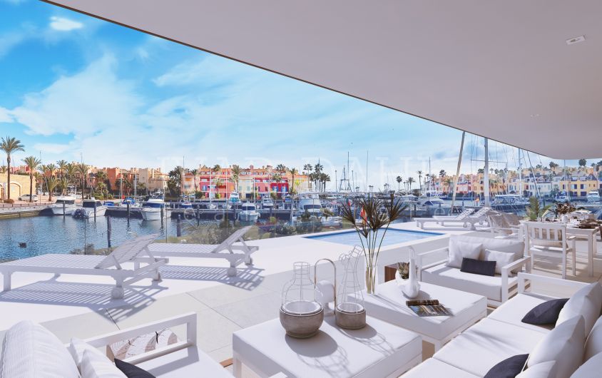 Neu! Große Luxuswohnung im Erdgeschoss mit eigenem Pool in Sotogrande, Cádiz