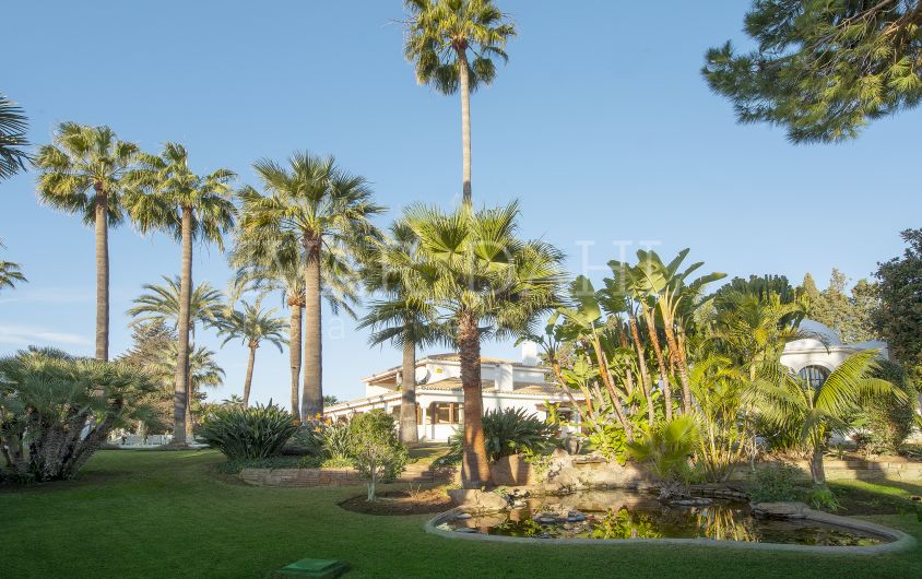 Traditional family Villa near beach, with large flat plot, Guadalmina Baja, Marbella