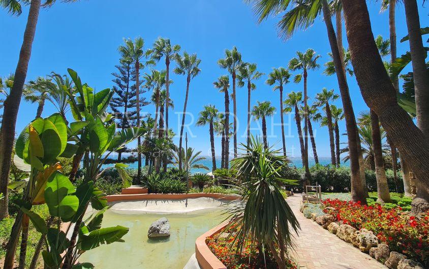 Strandsidan Golden MIle Marbella. Lägenhet i Cañas Beach, Beach, direkt på stranden