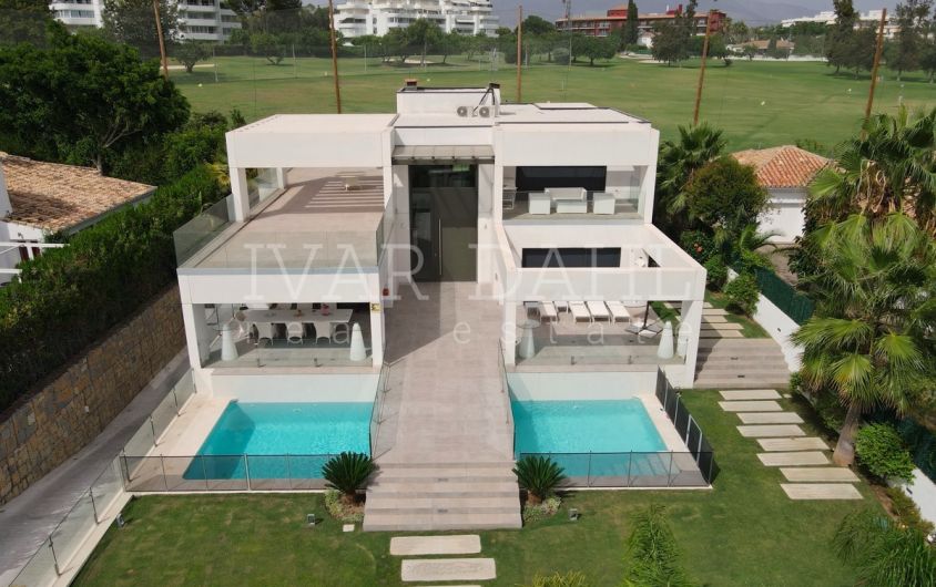 Modern Villa första linjens golf Guadalmina, San Pedro de Alcántara, Marbella