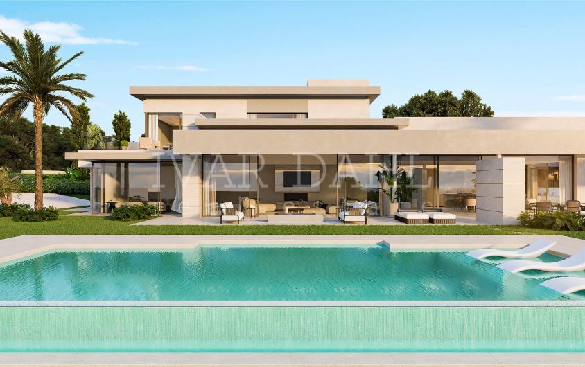 Nuevas villas de estilo contemporáneo en venta en la zona de Sierra Blanca, Milla de Oro, Marbella