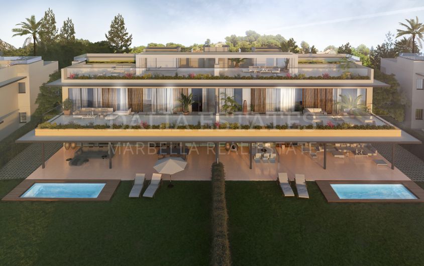 Luxury Ground Floor Duplex in Santa Clara, Marbella East - First Line Golf with Private Pool