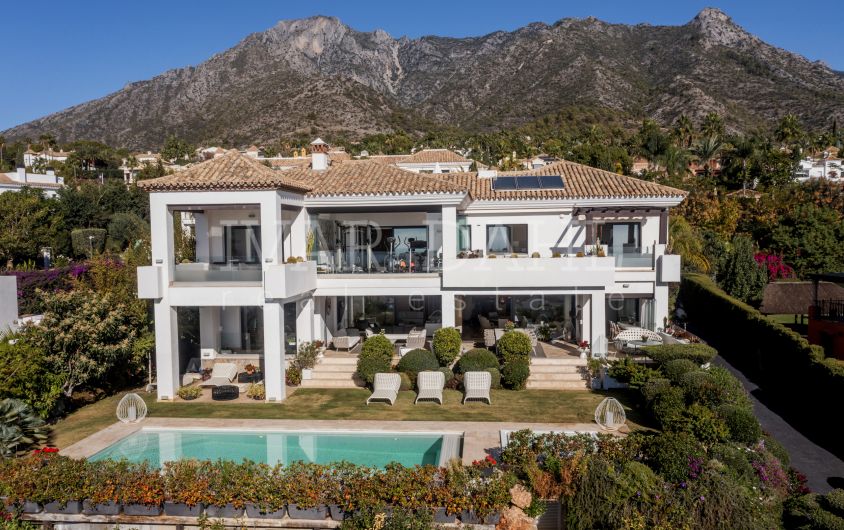 Luxusvilla mit atemberaubendem Meerblick in Sierra Blanca, Marbella