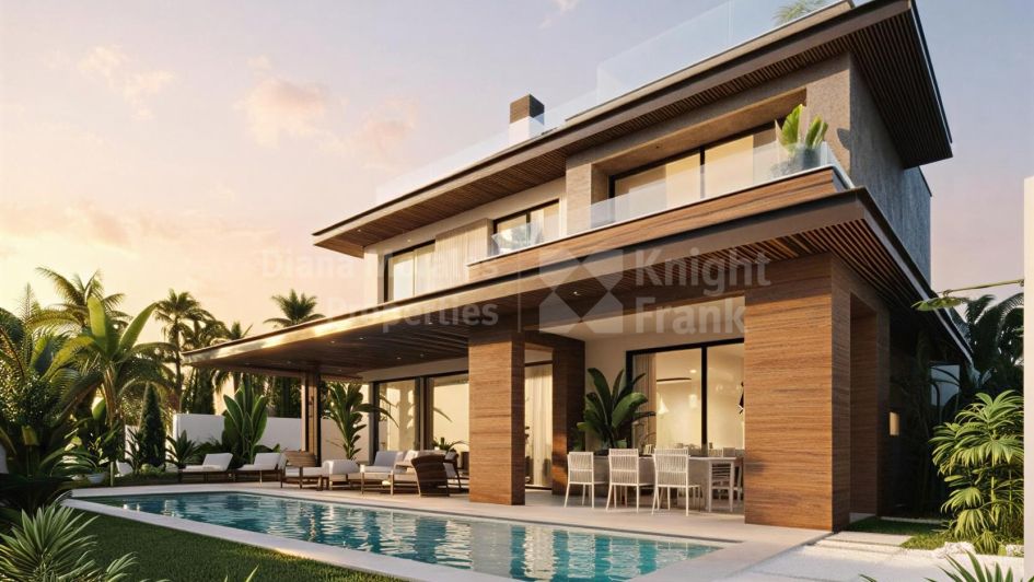 Cala de Mijas, Четырёхкомнатная вилла в закрытом комплексе из 19 объектов в Михас-Коста
