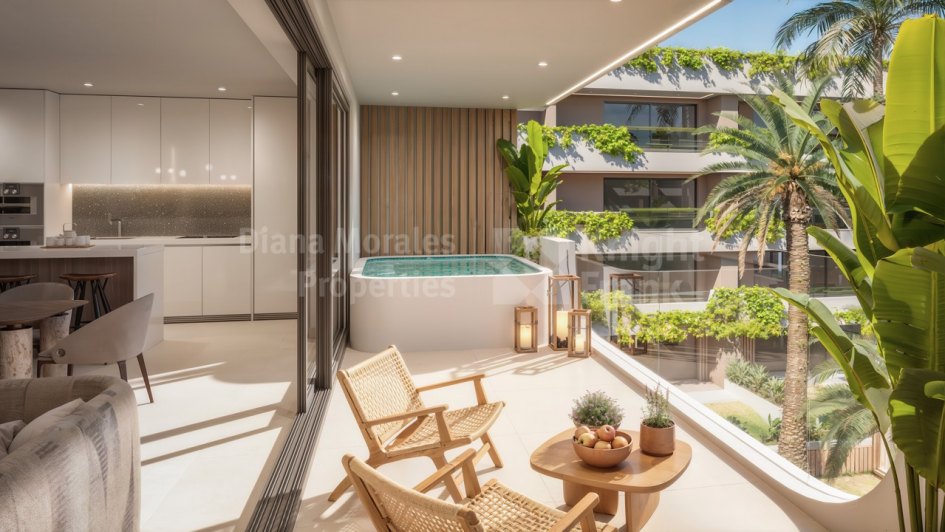 San Pedro de Alcantara, Two- bedroom first floor apartment in San Pedro Alcantara