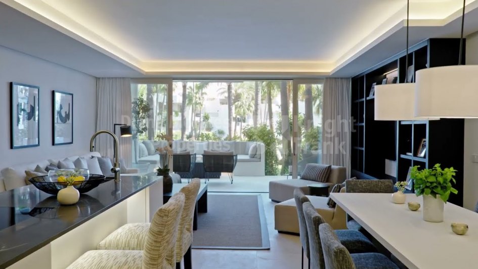 Appartement rez de chaussée à vendre à Marina Puente Romano, Marbella Golden Mile