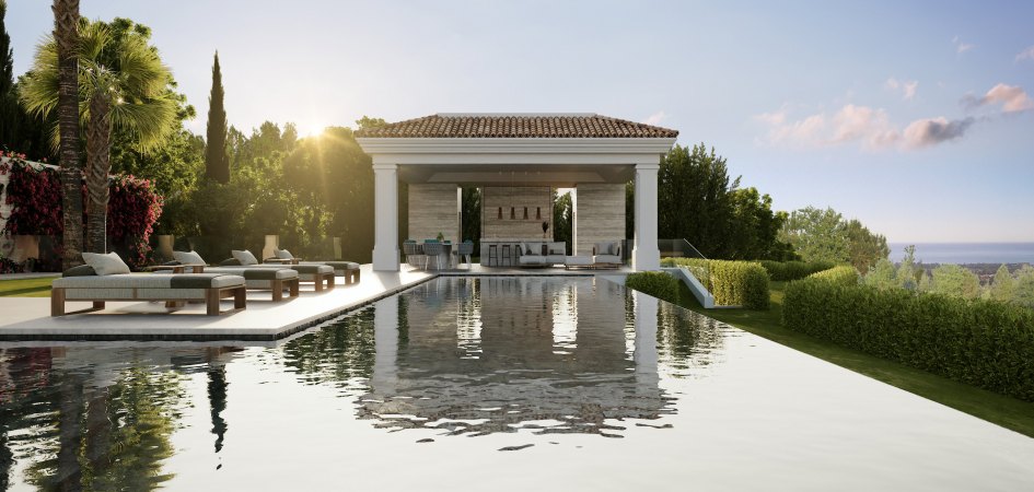 Villa HG Pool area