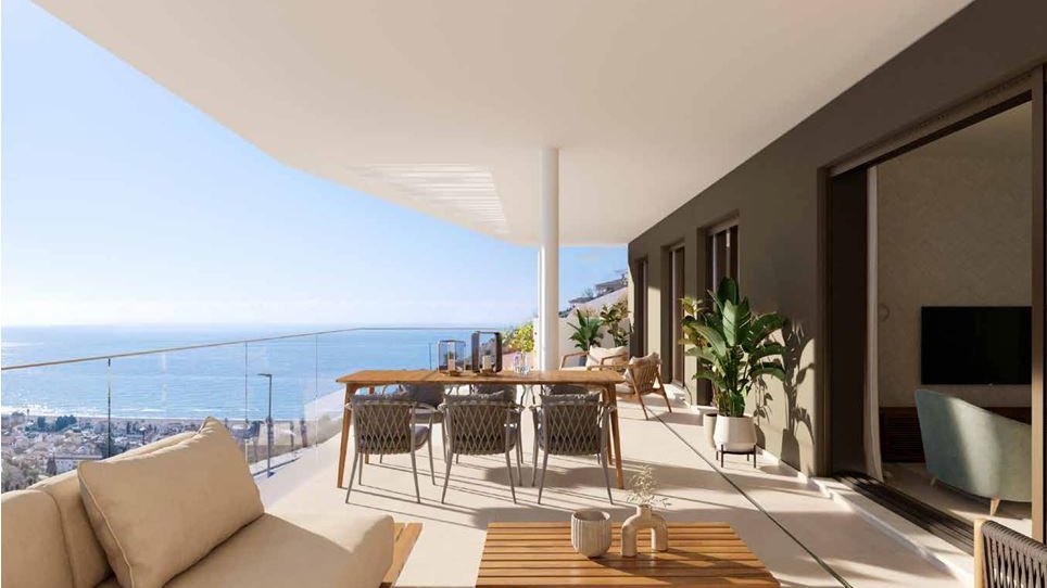 Vivienda Idiliq con vistas panorámicas al mar en Rincón de la Victoria