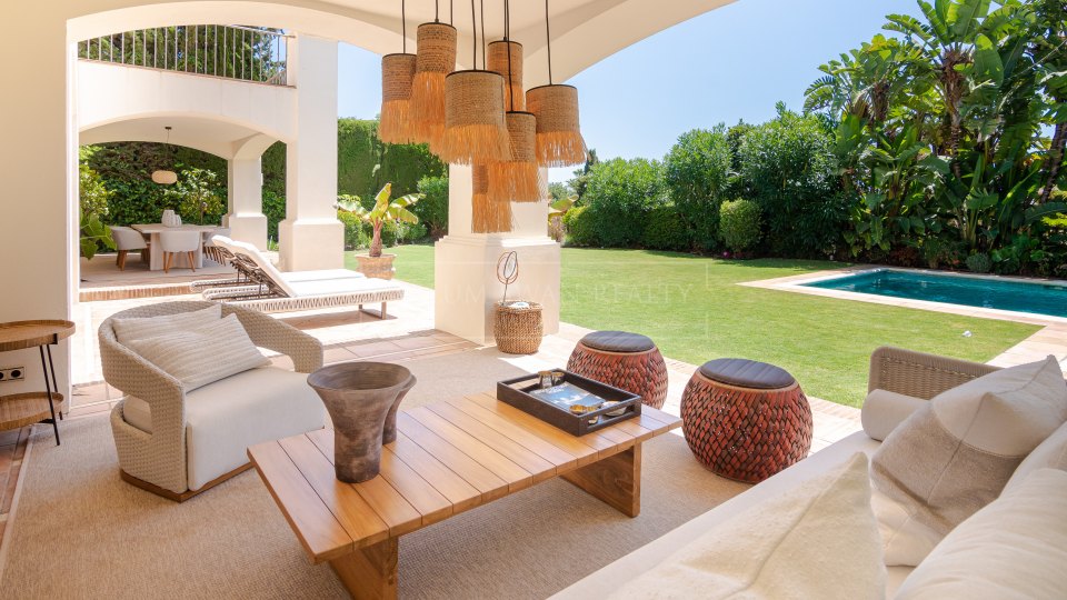 Marbella Golden Mile, Preciosa villa familiar con encanto andaluz en Balcones de Sierra Blanca