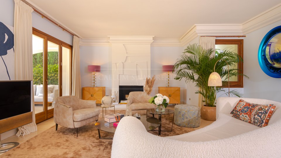 Marbella Golden Mile, Preciosa villa familiar con encanto andaluz en Balcones de Sierra Blanca