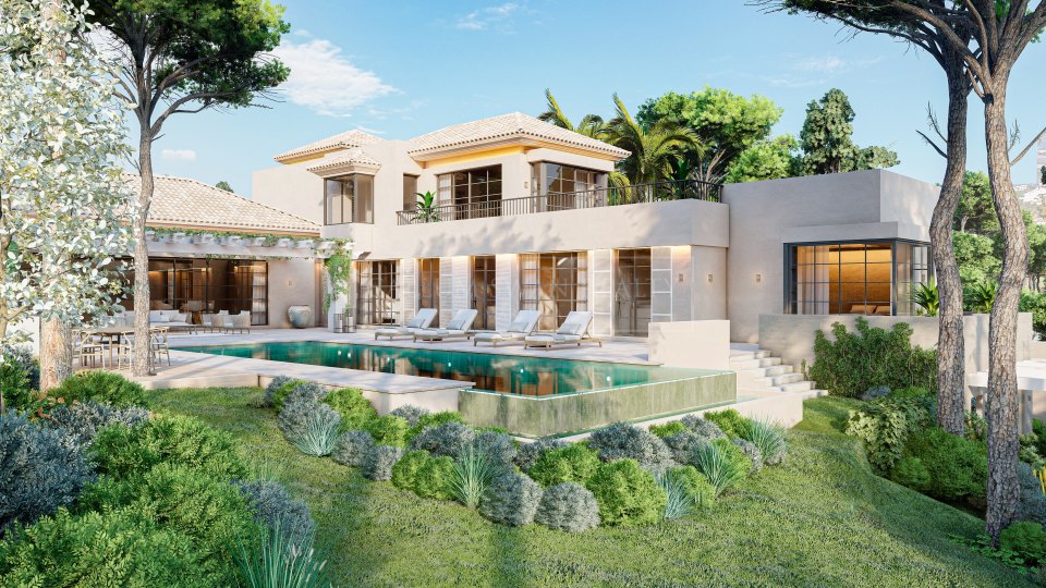 Marbella Golden Mile, Stylish luxury villa on the Golden Mile