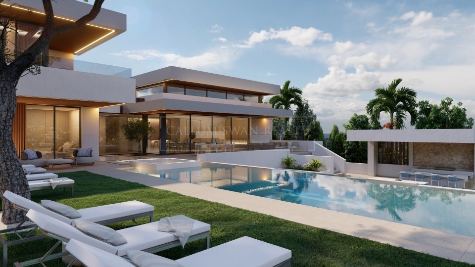 Nueva Andalucia, Spectacular Plot with License and project for a contemporary luxury villa