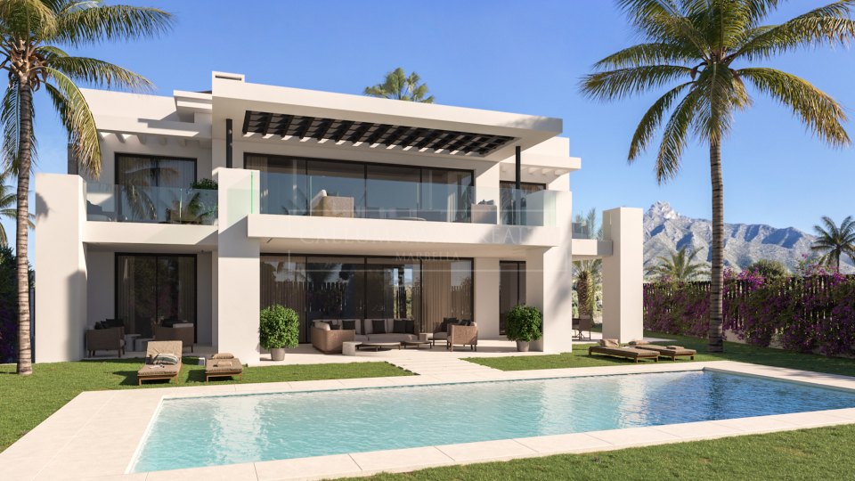 Marbella Golden Mile, New-built villa in a gated community on the Golden Mile