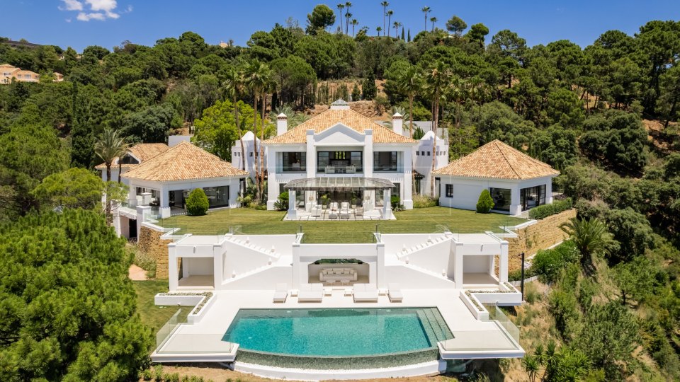 Benahavis, Impresionante villa de lujo en La Zagaleta con vistas abiertas al mar