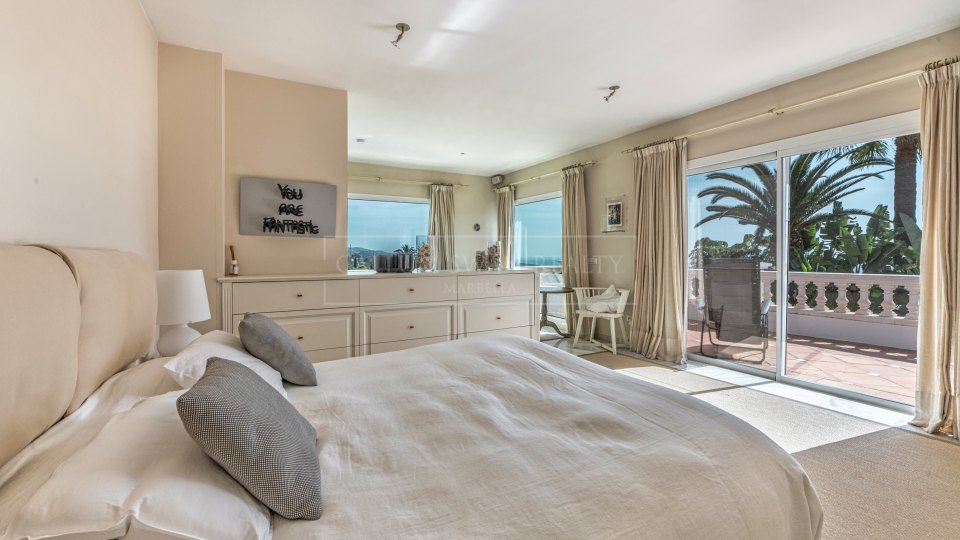 Marbella Golden Mile, Preciosa villa familiar con impresionantes vistas al mar en Cascada de Camoján
