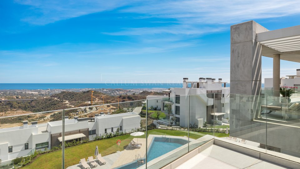 Benahavis, Real de La Quinta - ático de lujo con vistas panorámicas al mar