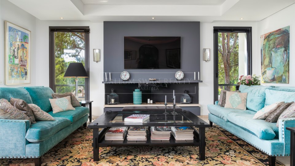 Marbella Golden Mile, Apartamento en la Milla de Oro con vistas al mar